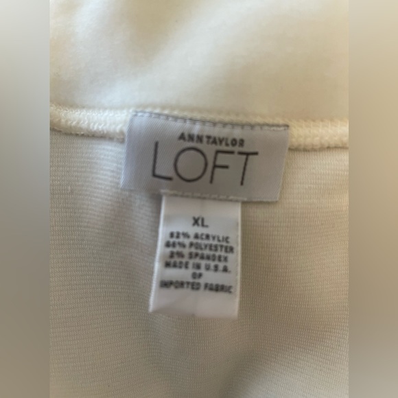 ANN TAYLOR PLUSH ZIPPER UP JACKET - Picture 3 of 7